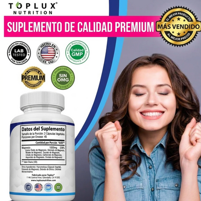 Suplemento Esencial con 8 Formas de Magnesio